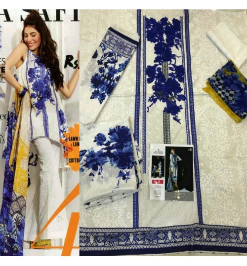 SSR LAWN EMBROIDERED SUIT 3090
