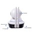 New Dual Antenna Intelligent Robot WiFi IP Camera with Night Vision