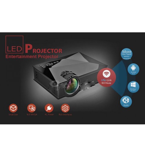 New HD Wifi LED Portable Multimedia Projector